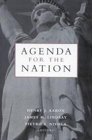 Cover of: Agenda for the Nation by 