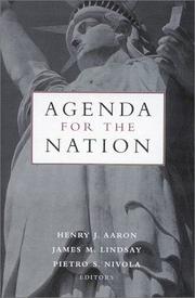 Cover of: Agenda for the Nation | 