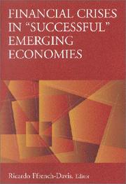 Cover of: Financial Crises in Successful Emerging Economies | 