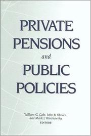Cover of: Private Pensions and Public Policies | 