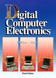 Cover of: Digital computer electronics | Albert Paul Malvino