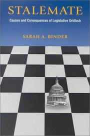 Cover of: Stalemate by Sarah A. Binder