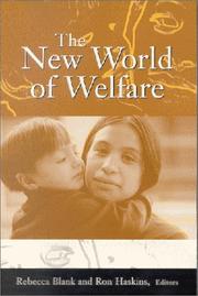 Cover of: The New World of Welfare by 