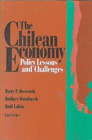 Cover of: The Chilean Economy: Policy Lessons and Challenges