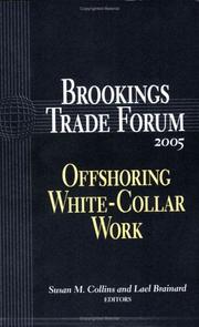 Cover of: Brookings Trade Forum 2005 (Brookings Trade Forum) (Brookings Trade Forum)
