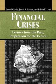 Cover of: Financial crises: lessons from the past, preparation for the future