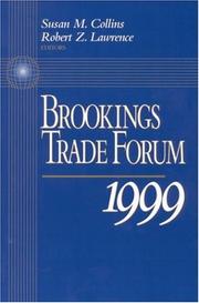 Cover of: Brookings Trade Forum, 1999 (Brookings Trade Forum)