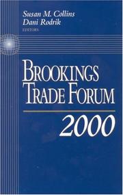 Cover of: Brookings Trade Forum: 2000