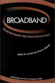 Cover of: Broadband by Robert W. Crandall, James H. Alleman