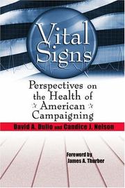 Cover of: Vital signs : perspectives on the health of American campaigning