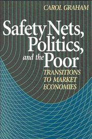 Cover of: Safety nets, politics, and the poor | Carol Graham