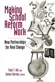 Cover of: Making School Reform Work:  New Partnerships for Real Change