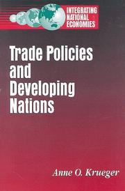 Cover of: Trade policies and developing nations