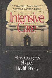 Cover of: Intensive care | 