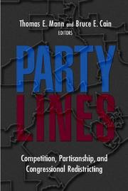 Cover of: Party Lines: Competition, Partisanship, And Congressional Redistricting