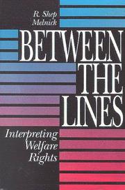 Cover of: Between the lines by R. Shep Melnick