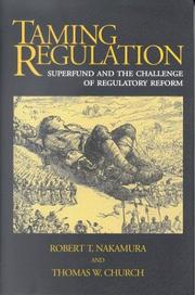 Cover of: Taming Regulation: Superfund and the Challenge of Regulatory Reform