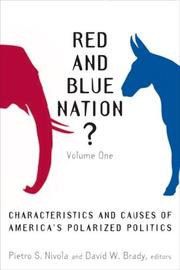 Cover of: Red And Blue Nation? by 