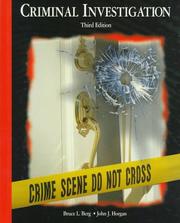 Cover of: Criminal investigation by Bruce L. Berg
