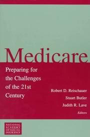 Cover of: Medicare: preparing for the challenges of the 21st century