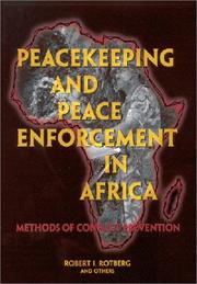 Cover of: Peacekeeping and Peace Enforcement in Africa: Methods of Conflict Prevention