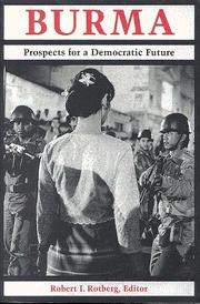 Cover of: Burma: prospects for a democratic future