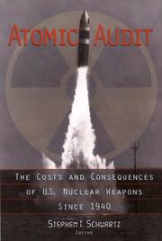 Cover of: Atomic audit by Stephen I. Schwartz, editor.