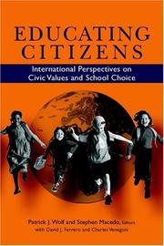 Cover of: Educating Citizens: International Perspectives on Civic Values and School Choice
