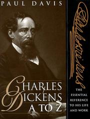 Cover of: Charles Dickens A to Z: the essential reference to his life and work