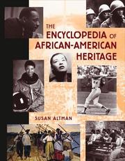 Cover of: The encyclopedia of African-American heritage by Susan Altman