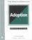 Cover of: The Encyclopedia of Adoption (Facts on File Library of Health and Living)