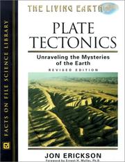 Cover of: Plate tectonics by Erickson, Jon