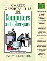 Cover of: Career Opportunities in Computers and Cyberspace (Career Opportunities)