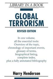 Cover of: Global Terrorism (Library in a Book) by Harry Henderson