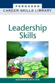 Cover of: Leadership Skills (Career Skills Library)