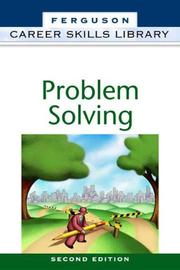 Cover of: Problem Solving (Career Skills Library) by Facts on File
