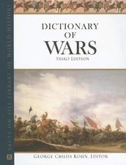 Cover of: Dictionary of Wars by George C. Kohn