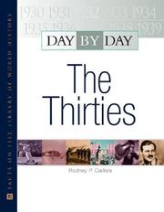 Cover of: The Thirties (Day By Day)