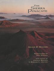 Cover of: The Sierra Pinacate by Julian D. Hayden
