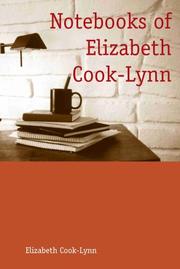 Cover of: Notebooks of Elizabeth Cook-Lynn (Sun Tracks)