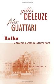 Cover of: Kafka: Toward a Minor Literature (Theory and History of Literature)