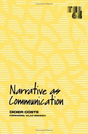 Cover of: Narrative as communication