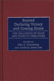 Cover of: Beyond Declaring Victory and Coming Home by 