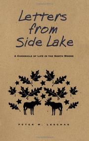 Cover of: Letters from Side Lake by Peter M. Leschak, Peter M. Leschak