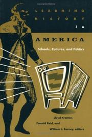Cover of: Learning history in America by Lloyd Kramer, Donald Reid, and William L. Barney, editors.