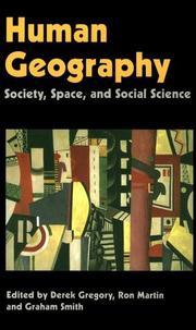 Cover of: Human Geography by Derek Gregory, Martin, Ron, Smith, Graham