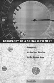 Cover of: Geography and Social Movements | Byron A. Miller