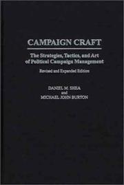 Cover of: Campaign Craft by Daniel M. Shea, Michael John Burton