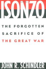 Cover of: Isonzo: the forgotten sacrifice of the Great War
