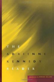 Cover of: The Adrienne Kennedy reader